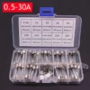 100pcs Quick Blow Glass Tube Fuse Assorted Kit