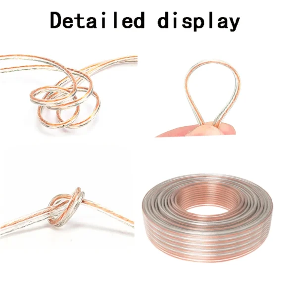 High Quality 18 Gauge Copper Clad Aluminum Speaker Wire