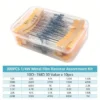 300pcs 1/4W Metal Film Resistor Assortment Kit