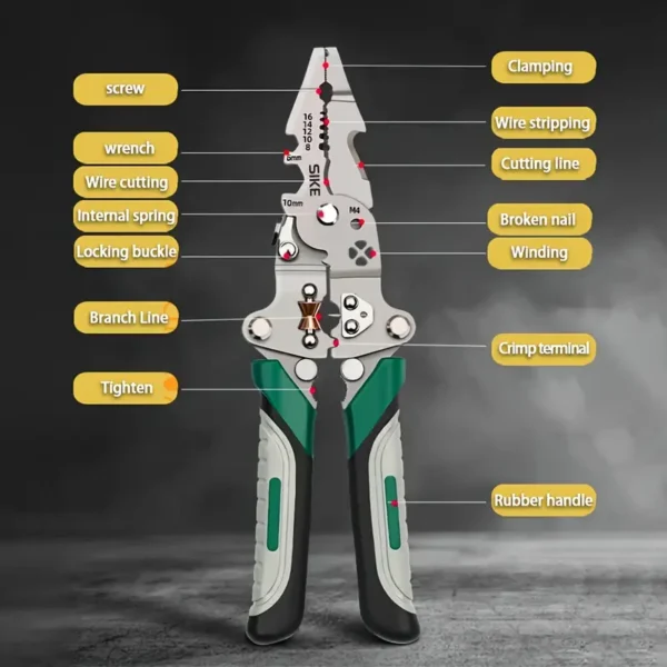 Collapsible Electrician's Wire Stripper