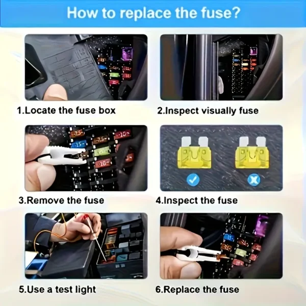 300pcs Automotive Fuse Assortment Kit